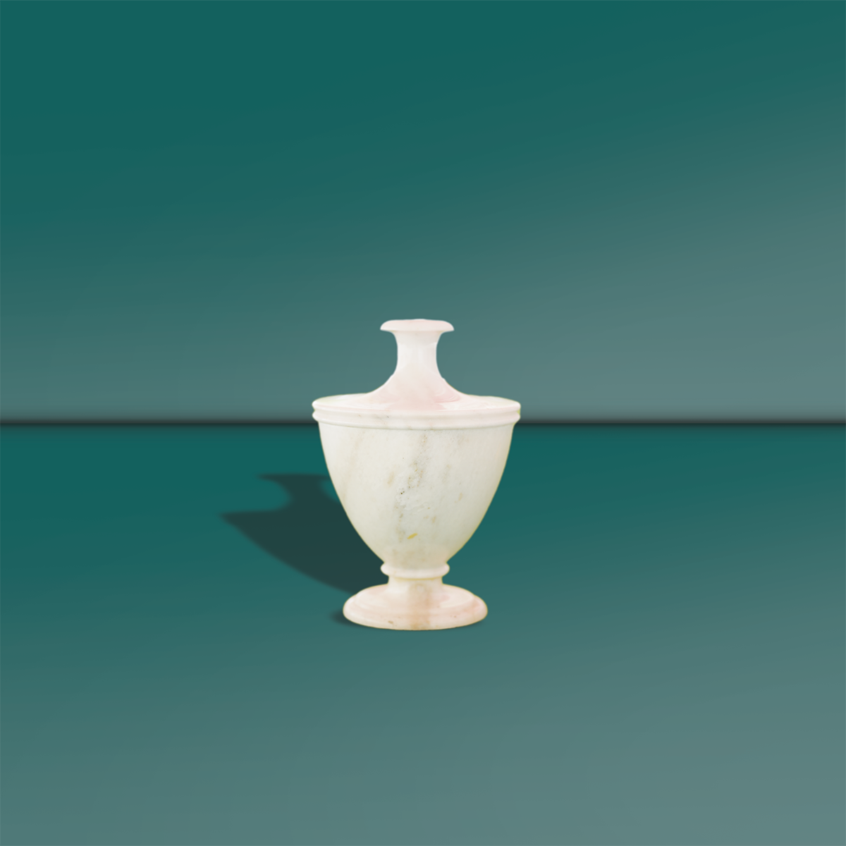 Handcrafted White Marble Jar