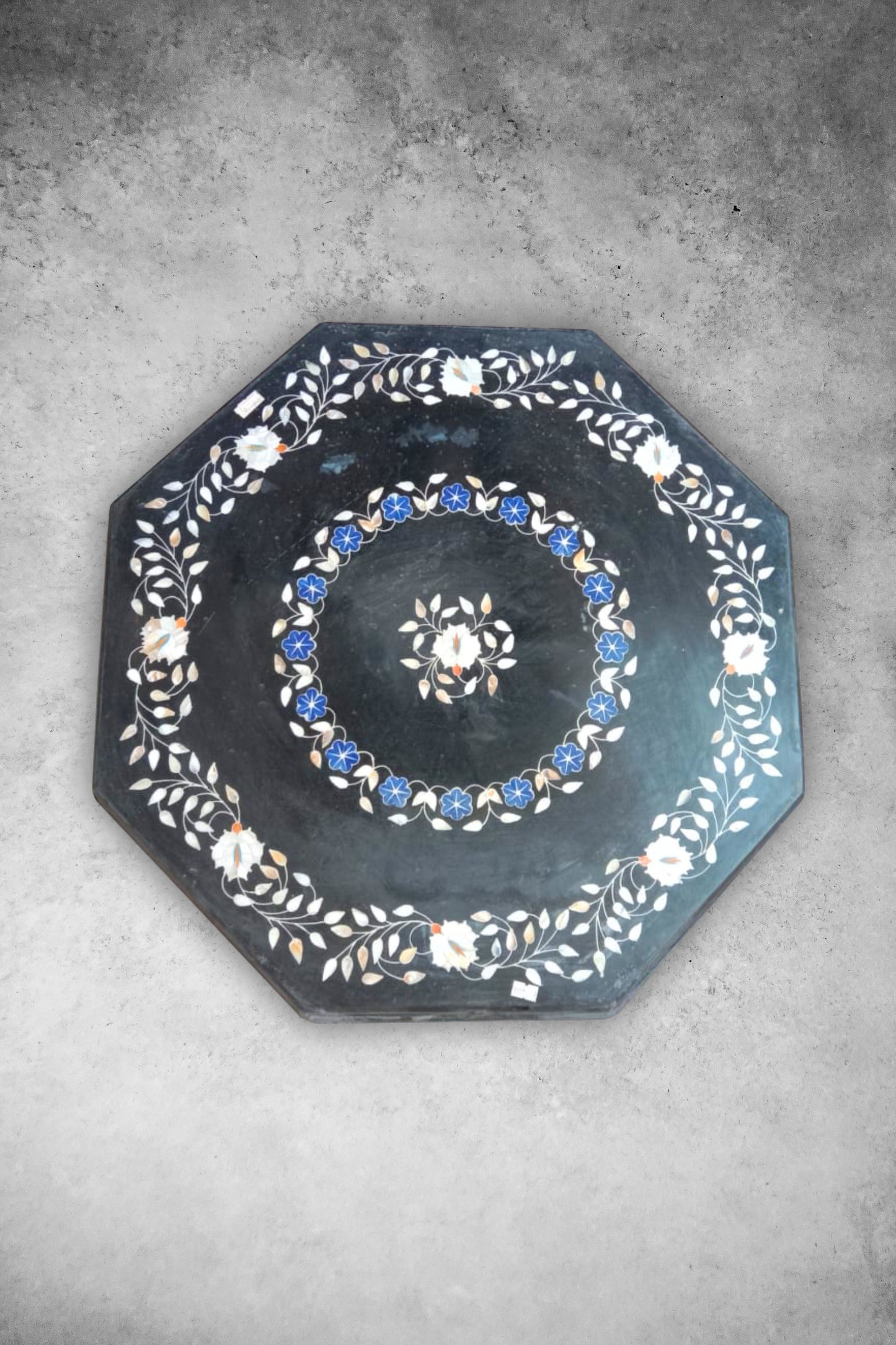 Handmade Octagonal Inlay Marble Tabletop – A Masterpiece of Art & Heritage