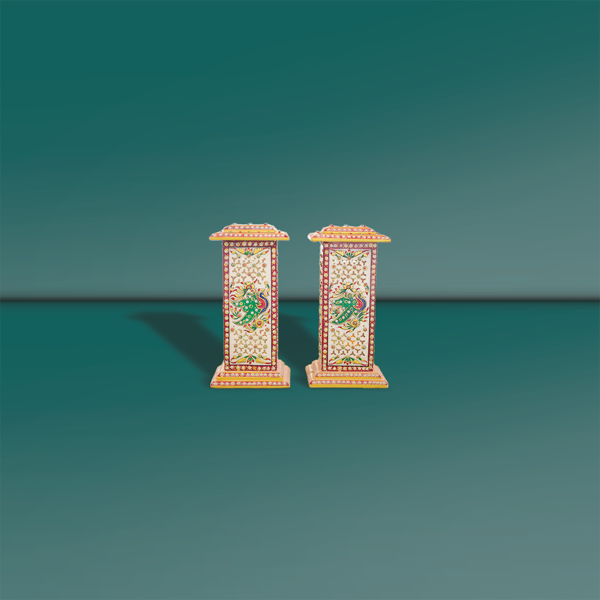 Premium Artistic Marble Lamp Set