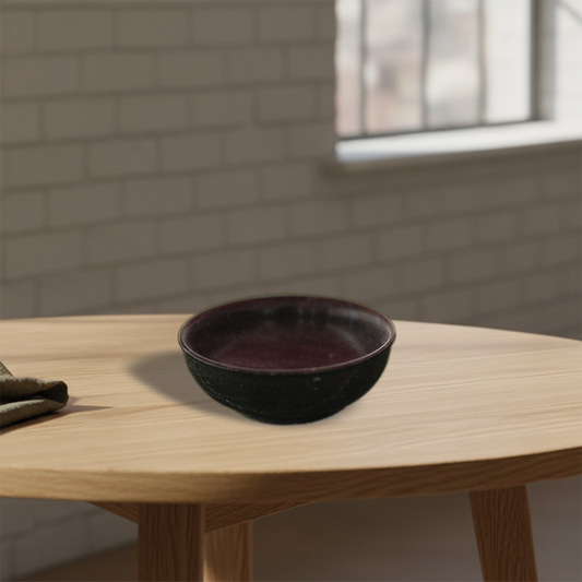 Premium Black Marble Serving Bowl – 2L x 5C Inch