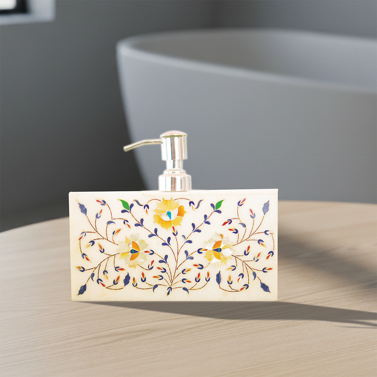 Gemstone Inlay Washroom Set (Premium)